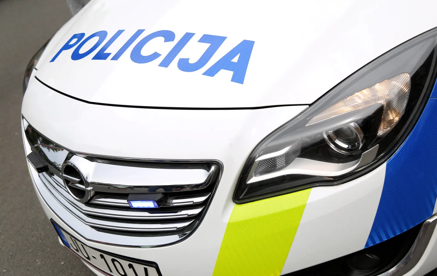 Policijas mašīna. Ilustratīvs attēls.