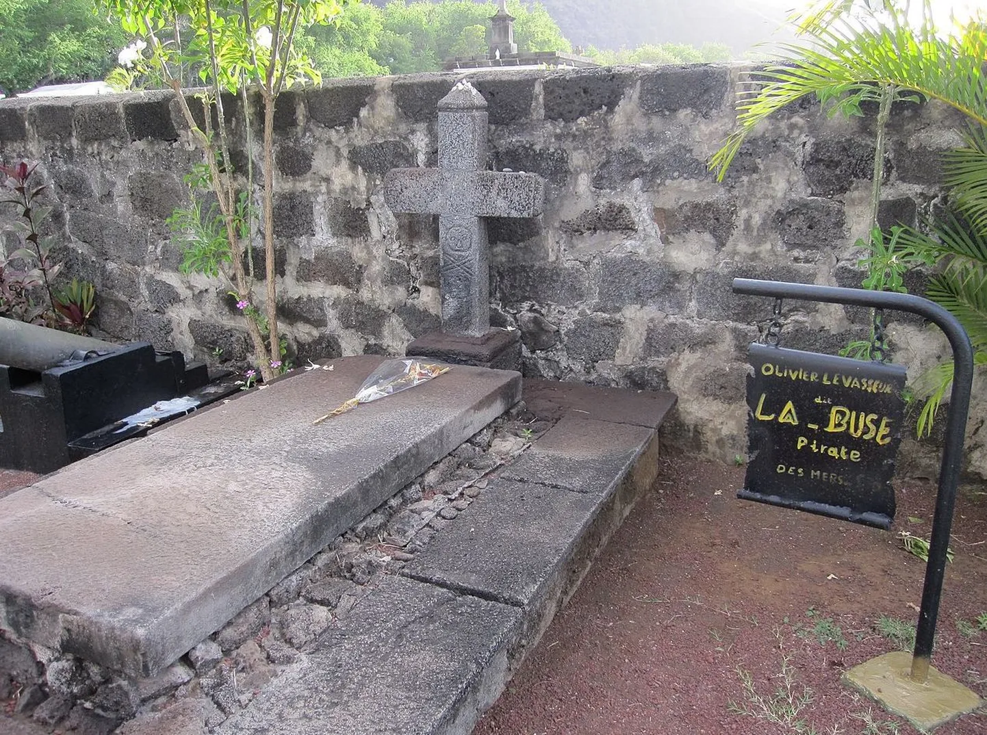 Piraat Olivier Levasseuri matmispaik Réunionil Saint-Paulis