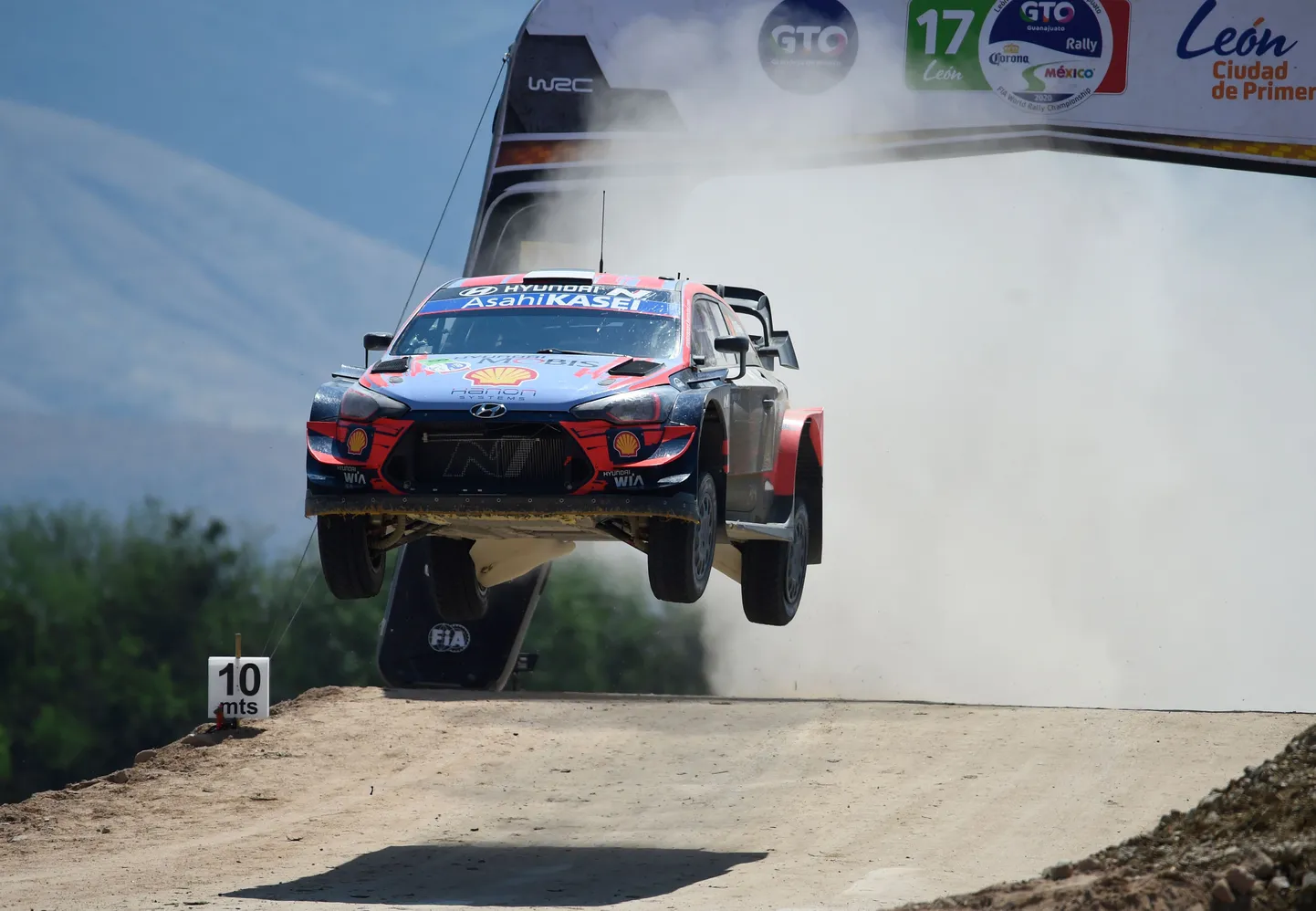 Ott Tänak ja Martin Järveoja Mehhiko etapil.