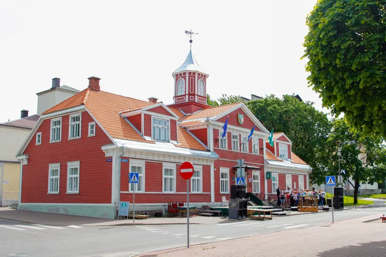 Valga raekoda. Foto: Scanpix/Valgamaalane/Arvo Meeks
