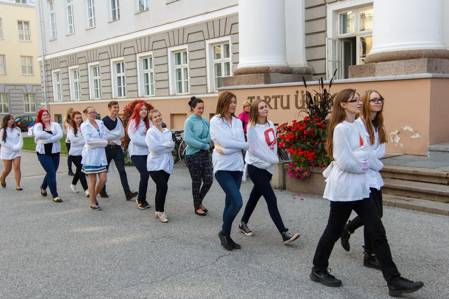 Tartu Ülikooli tudengid.