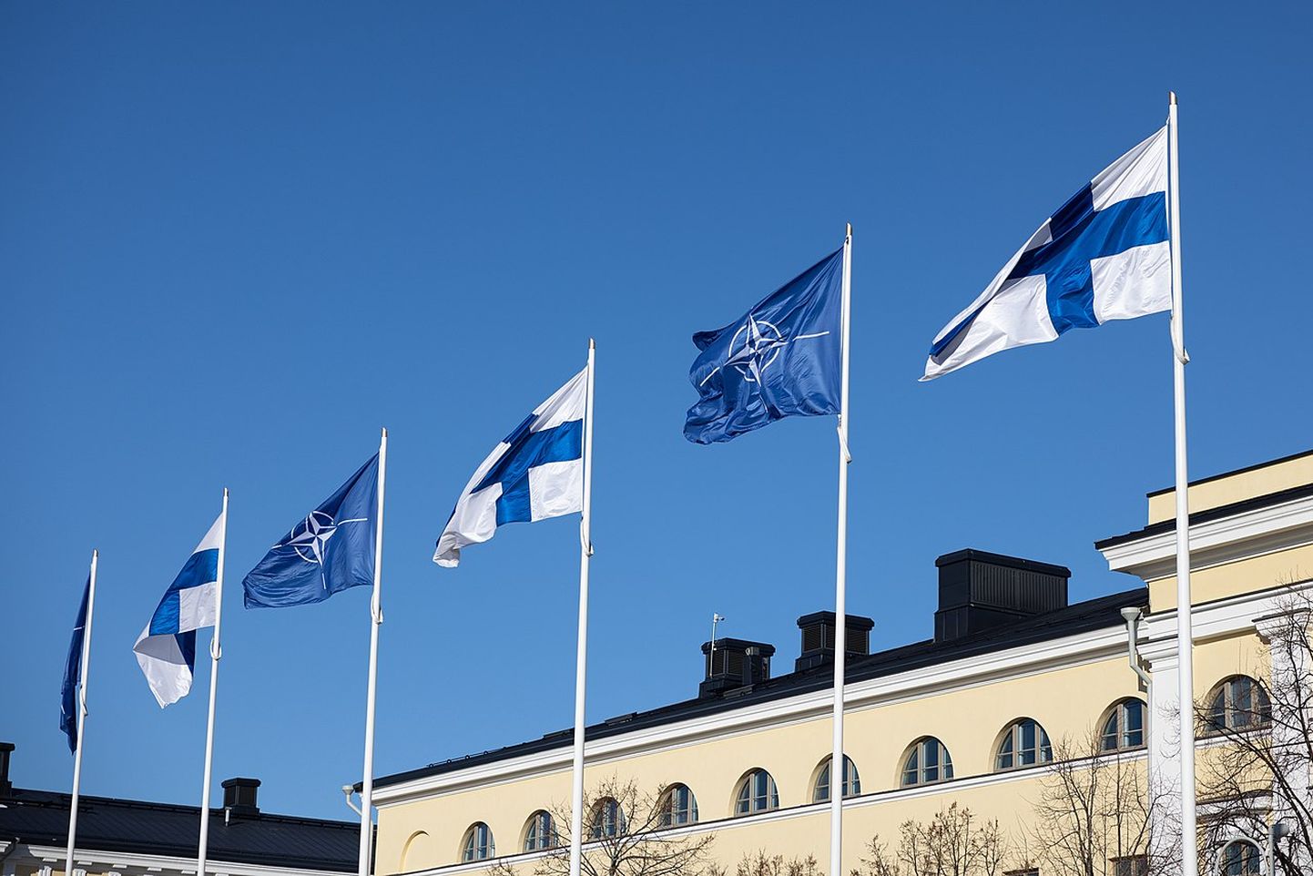 Soome ja NATO lipud