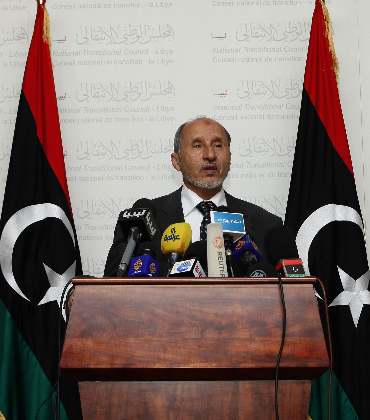 Liibüa liider Mustafa Abdel Jalil.