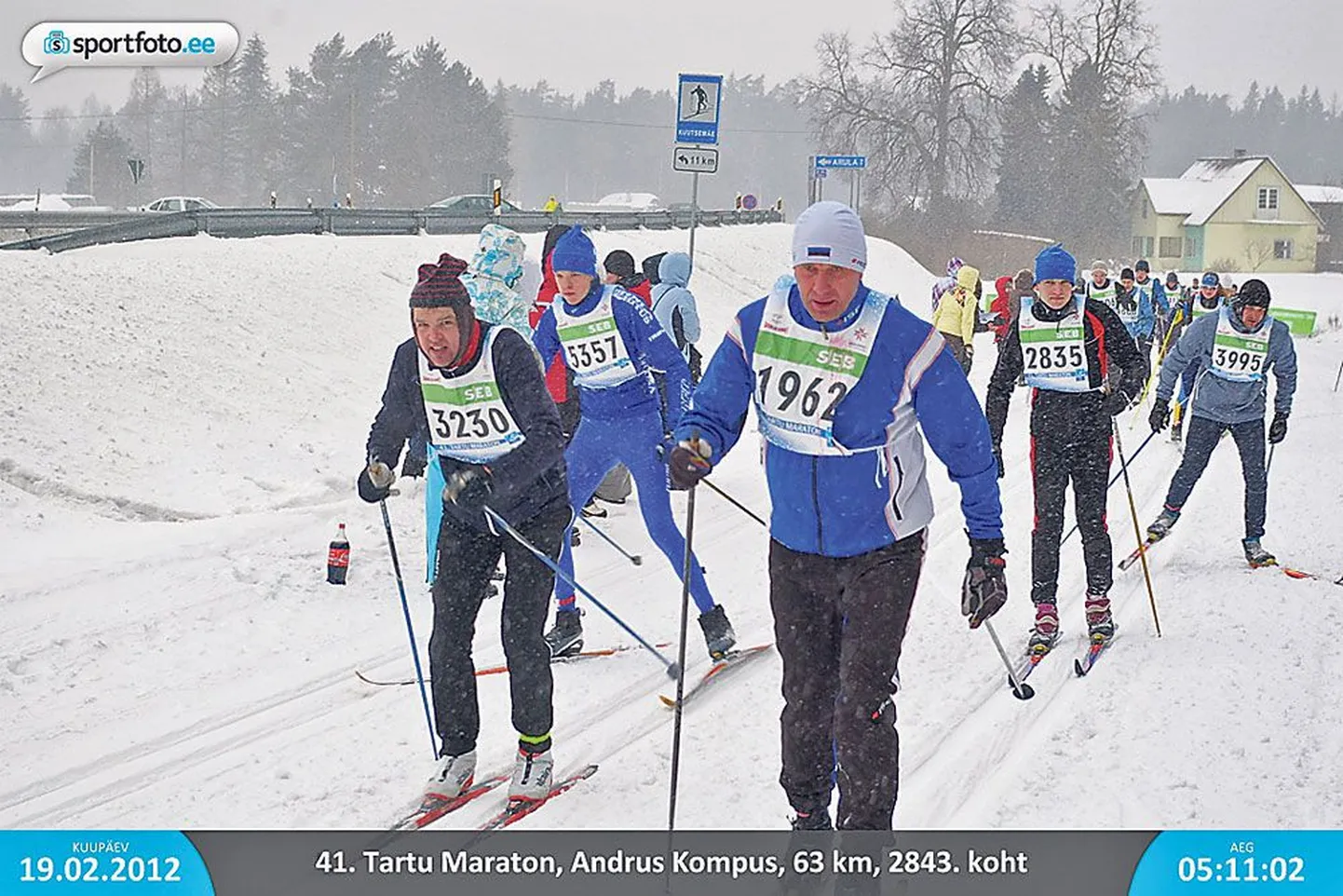 Tänavusel Tartu suusamaratonil osalenud Tartu kutsehariduskeskuse direktor Andrus Kompus (rinnanumbriga 1962) ütles, et suusasõit on talle südamelähedane, kuid jättis piiritaguste töölähetuste ajal suusavõistlustel osalemise kommenteerimata.