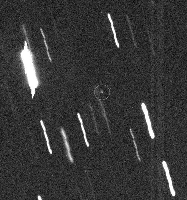 NASA foto asteroid Apophisest (ringi sees).