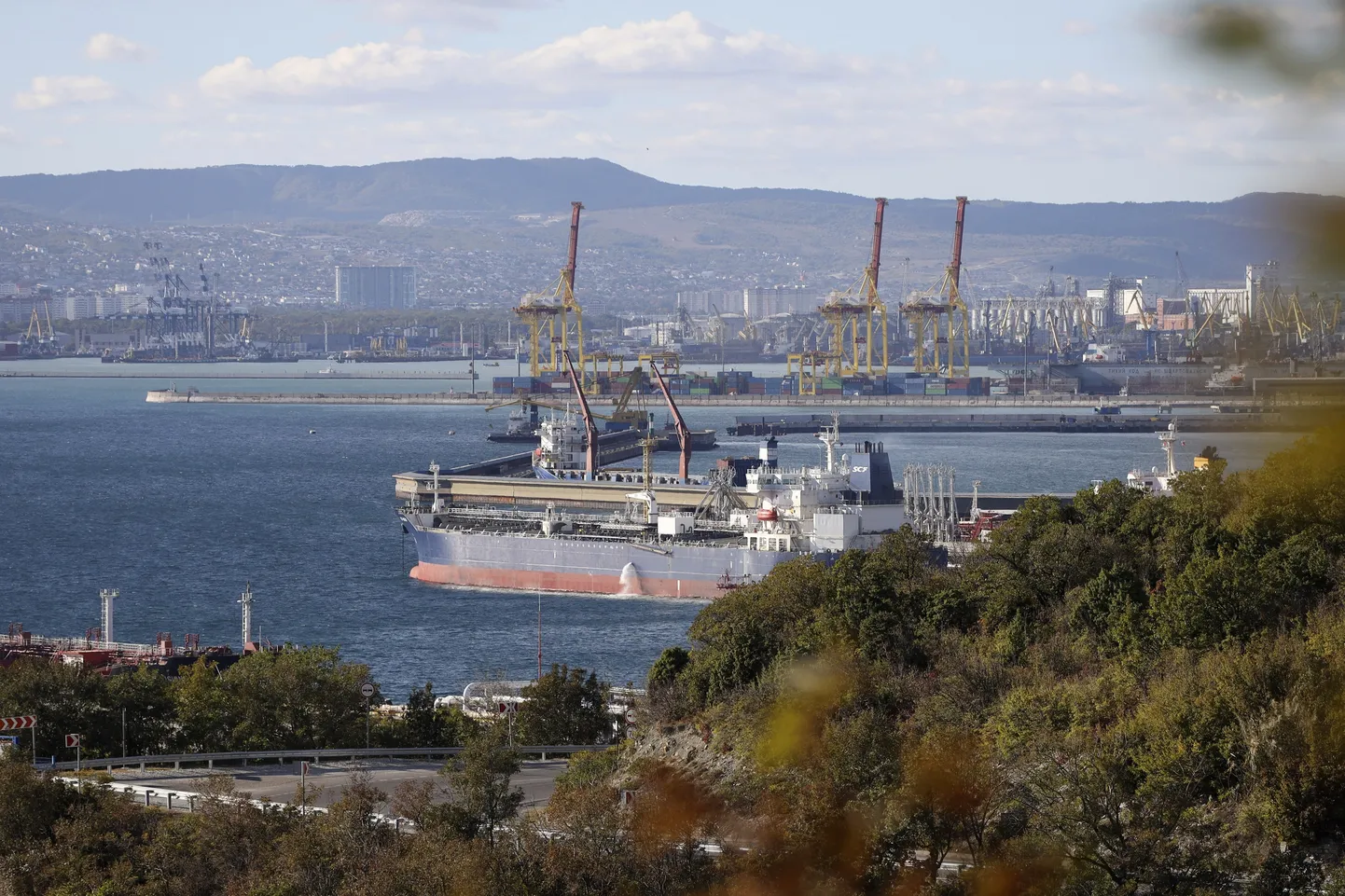 Venemaa Musta mere äärne Novorossiiski sadam, mille suuromanik on Transneft.