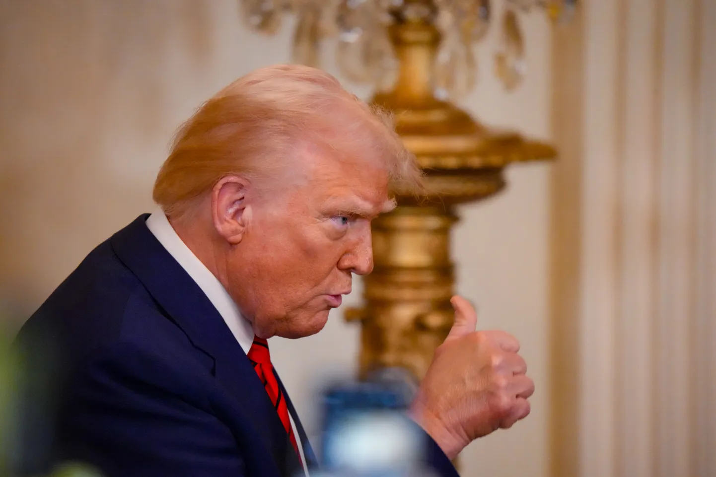 USA president Donald Trump 20. veebruaril 2025 Washingtonis Valges Majas viimas läbi USA tumedanahaliste ajalookuu sündmust