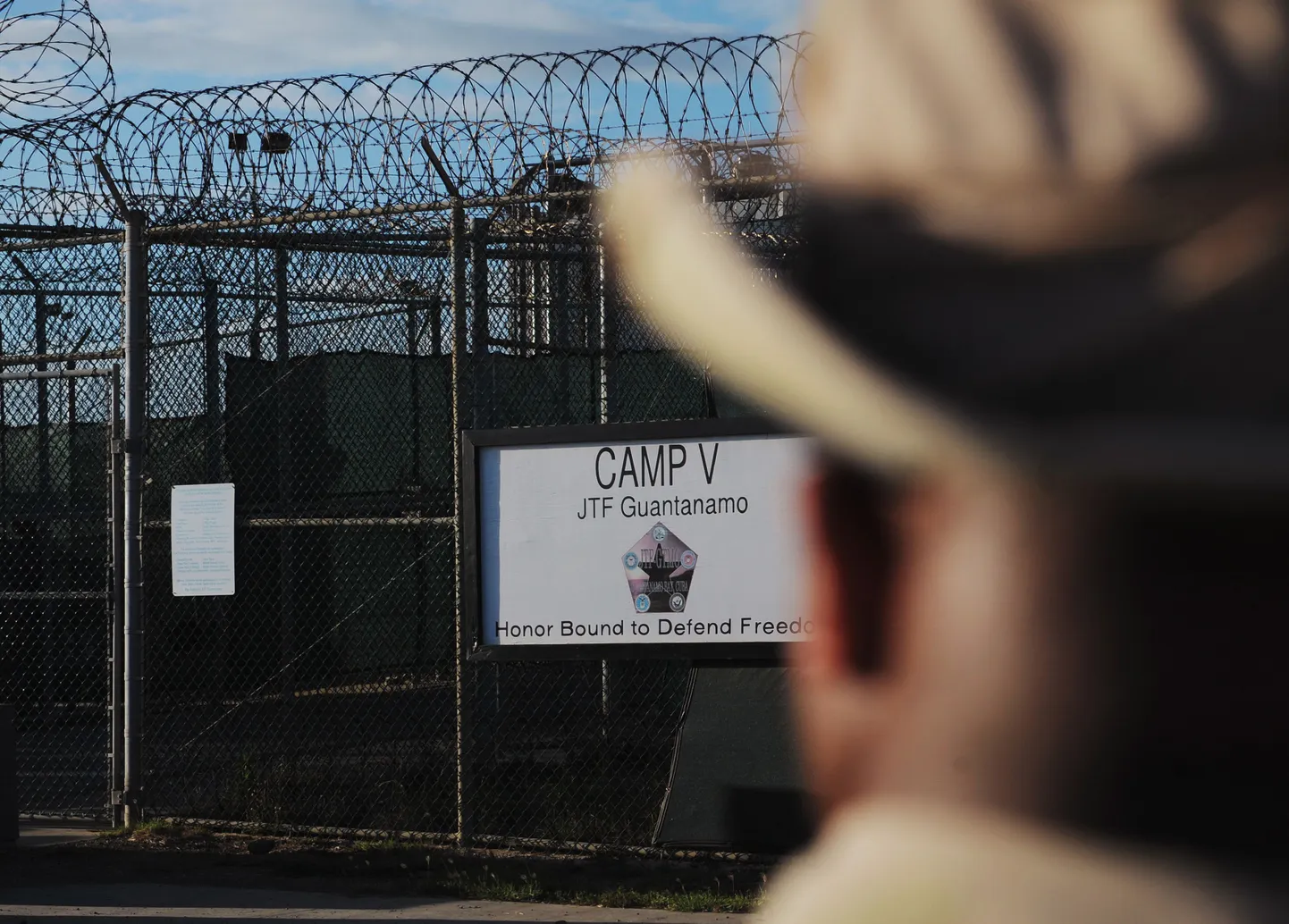 Ameeriklaste sõjaväebaasist tehtud Guantánamo vangilaager Kuubal.