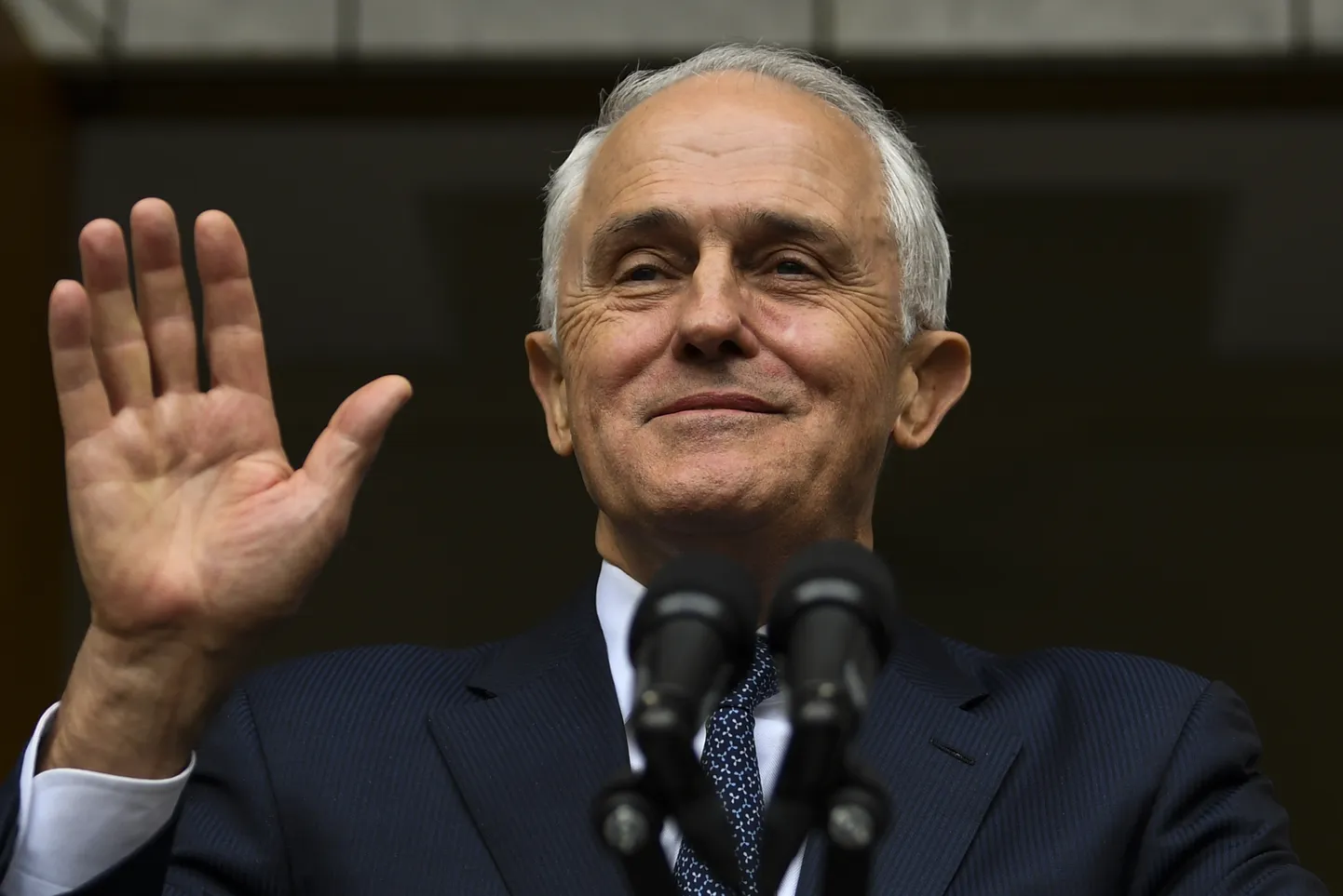 Hetkel veel ametis olev peaminister Malcolm Turnbull.
