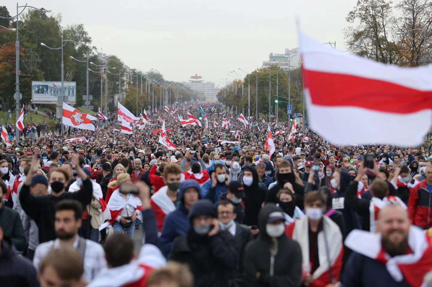 Protests Baltkrievijā. Ilustratīvs foto.