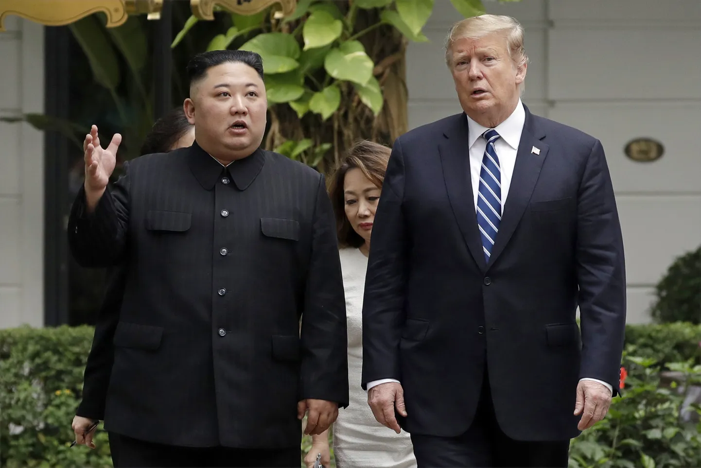 Põhja-Korea liider Kim Jong Un ja USA president Donald Trump.