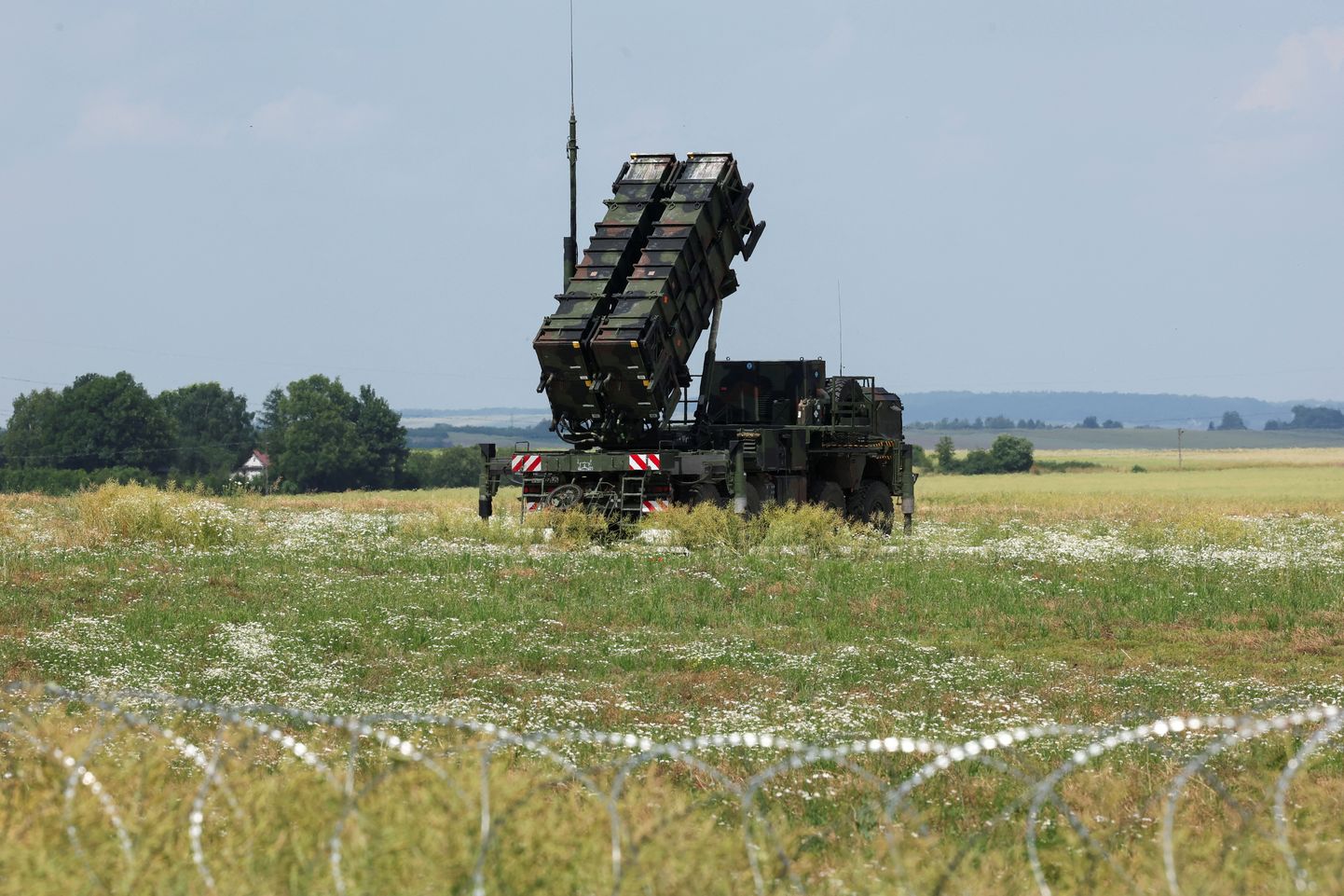 Saksa õhutõrjeraketisüsteem Patriot Poola sõjaväebaasis Zamosci lähedal.