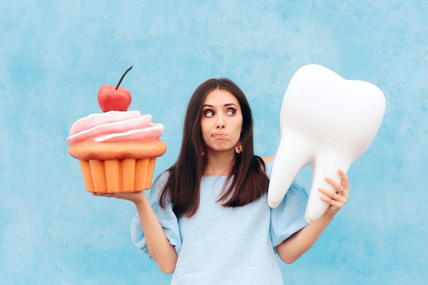 Некоторые продукты вредят зубам, потому что содержат сахар. Иллюстративное фото