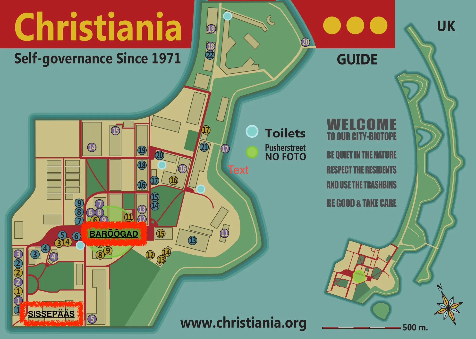 Christiania kaart