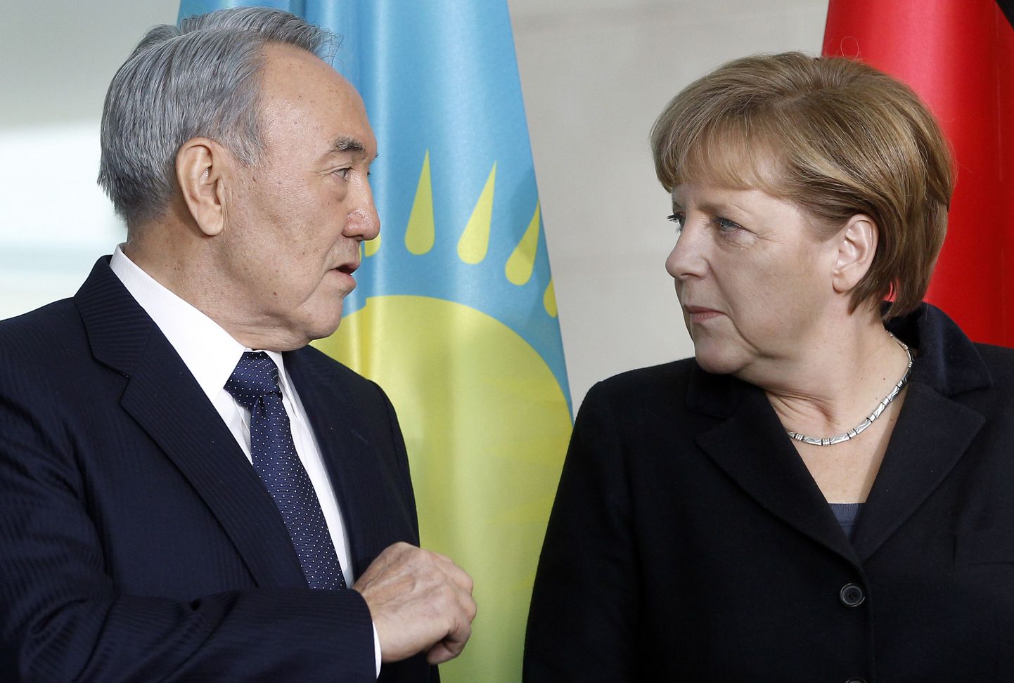 Saksamaa kantsler Angela Merkel ja Kasahstani president Nursultan Nazarbayev.