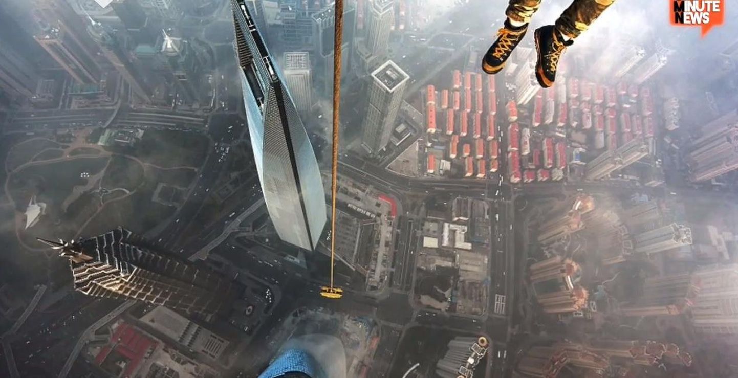 Kartmatud «inimkärbsed» vallutasid Shanghai 600-meetrise torni