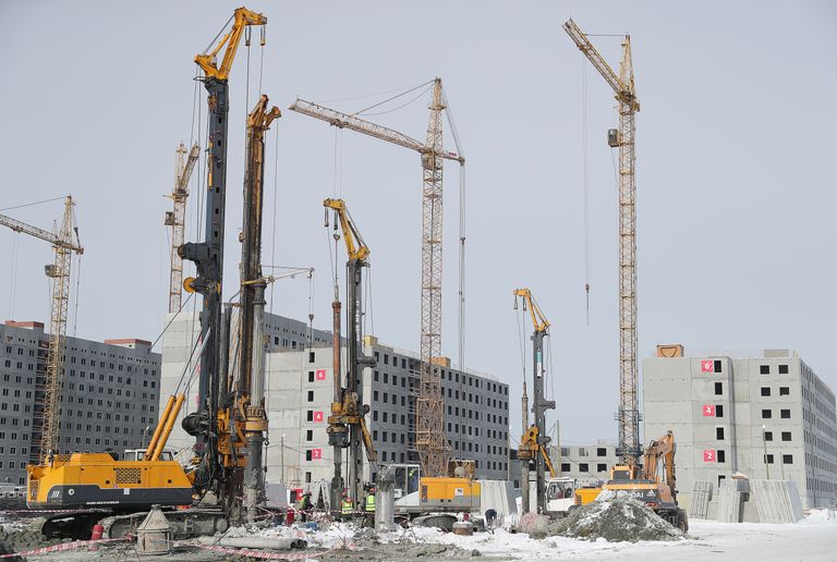 2023. aasta suveuniversiaadi ehitustööd Jekaterinburgis.