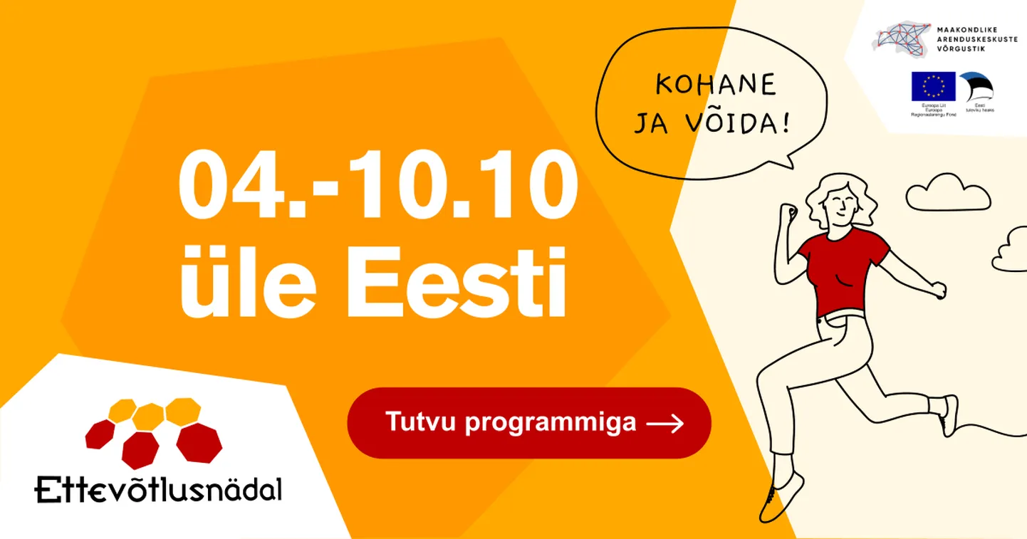 Ettevõtlusnädalal on fookuses kohanemine pidevalt muutuva maailmaga.