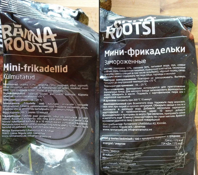 Rannarootsi mini-frikadellid