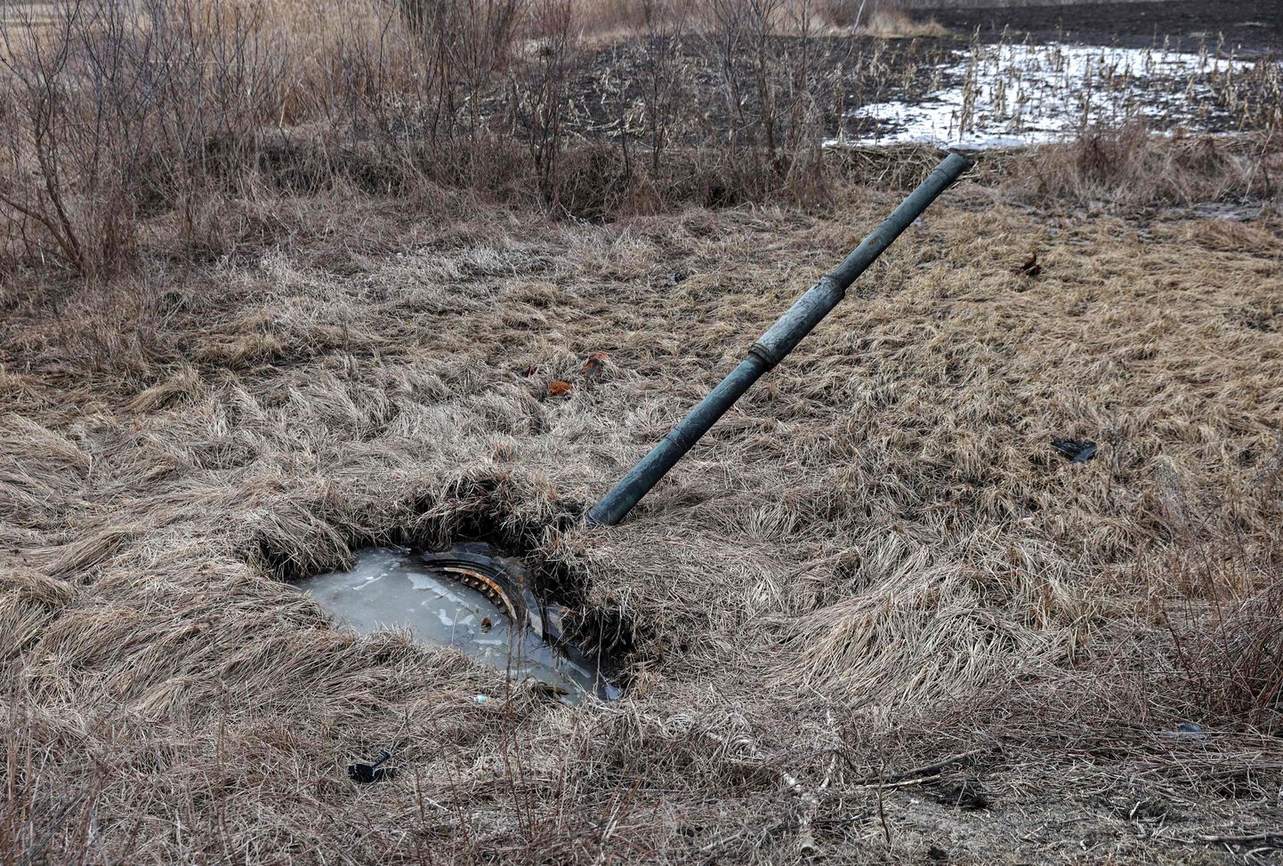 Relvarusude kajastused Ukrainast on Venemaa kaitsetööstusele antireklaam. Pildil tankitorn turritamas soomülkast Šandrõholove küla lähistel 1. märtsil 2023.