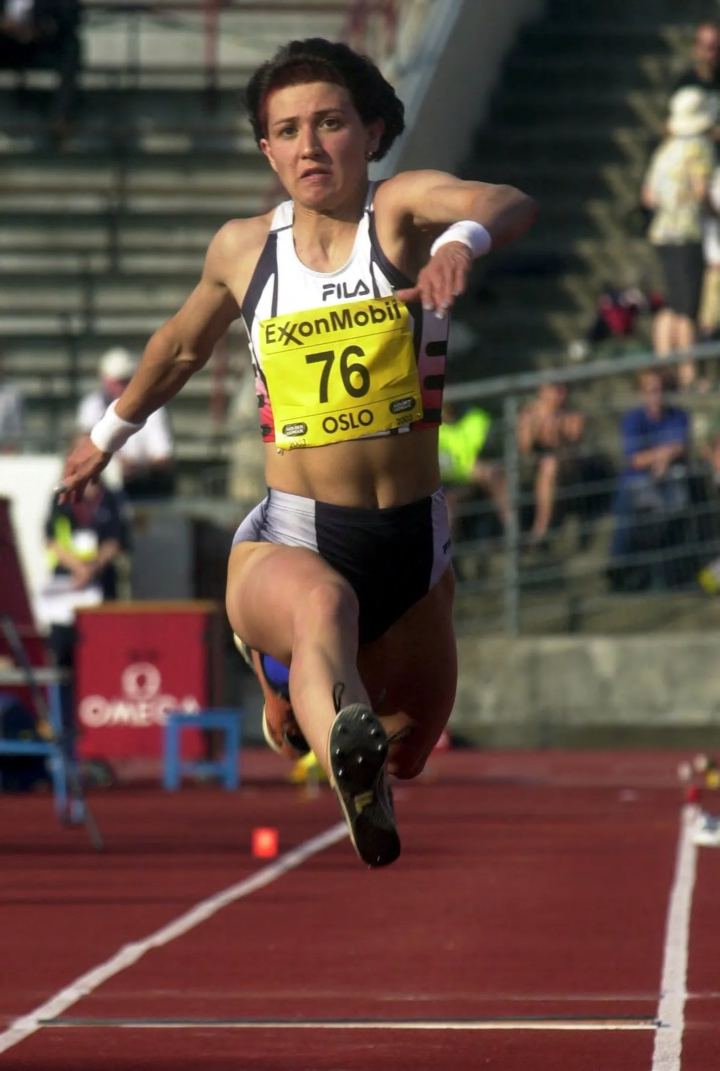 Олимпийская чемпионка в прыжках в длину Татьяна Лебедева.