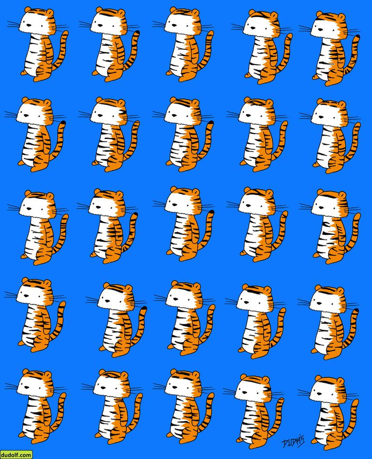 Leia pildilt paariliseta tiiger.