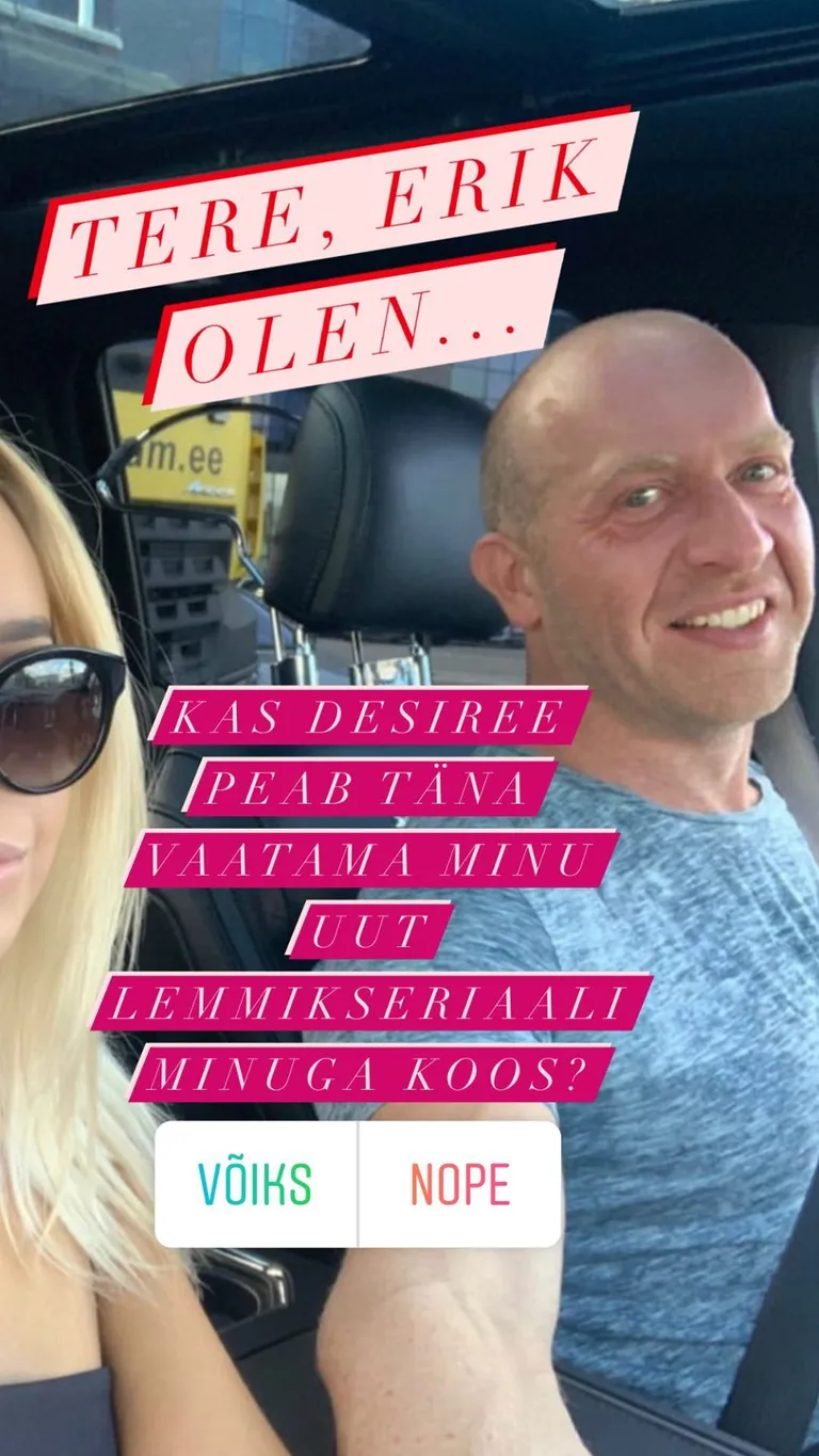 Desiree Mumm ja Erik Orgu lasevad fännidel päeva kontrollida.