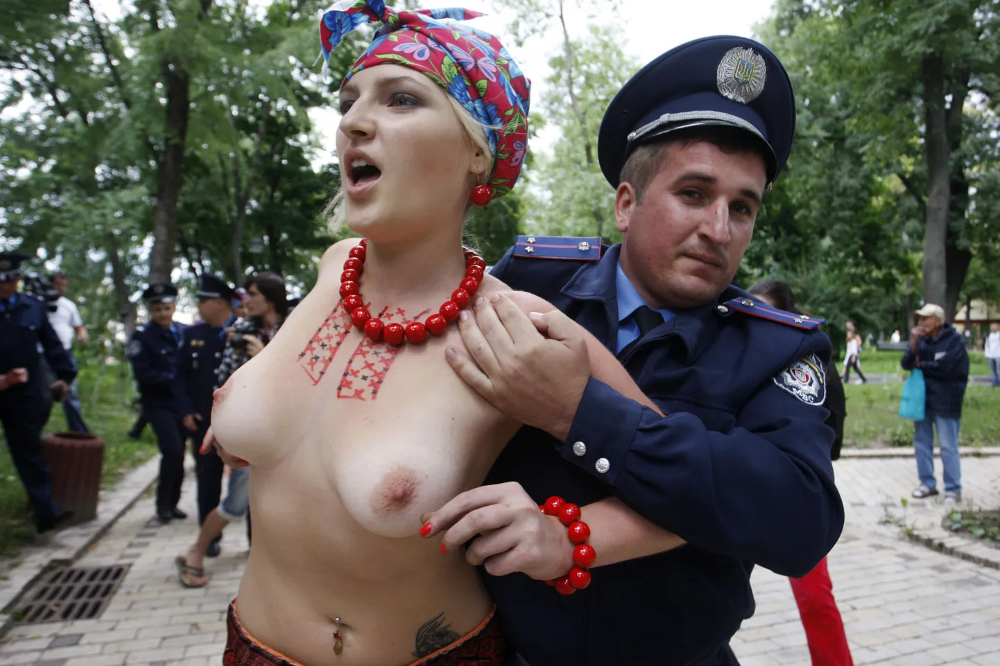 Politsei arreteerimas Ukraina naisaktivisti