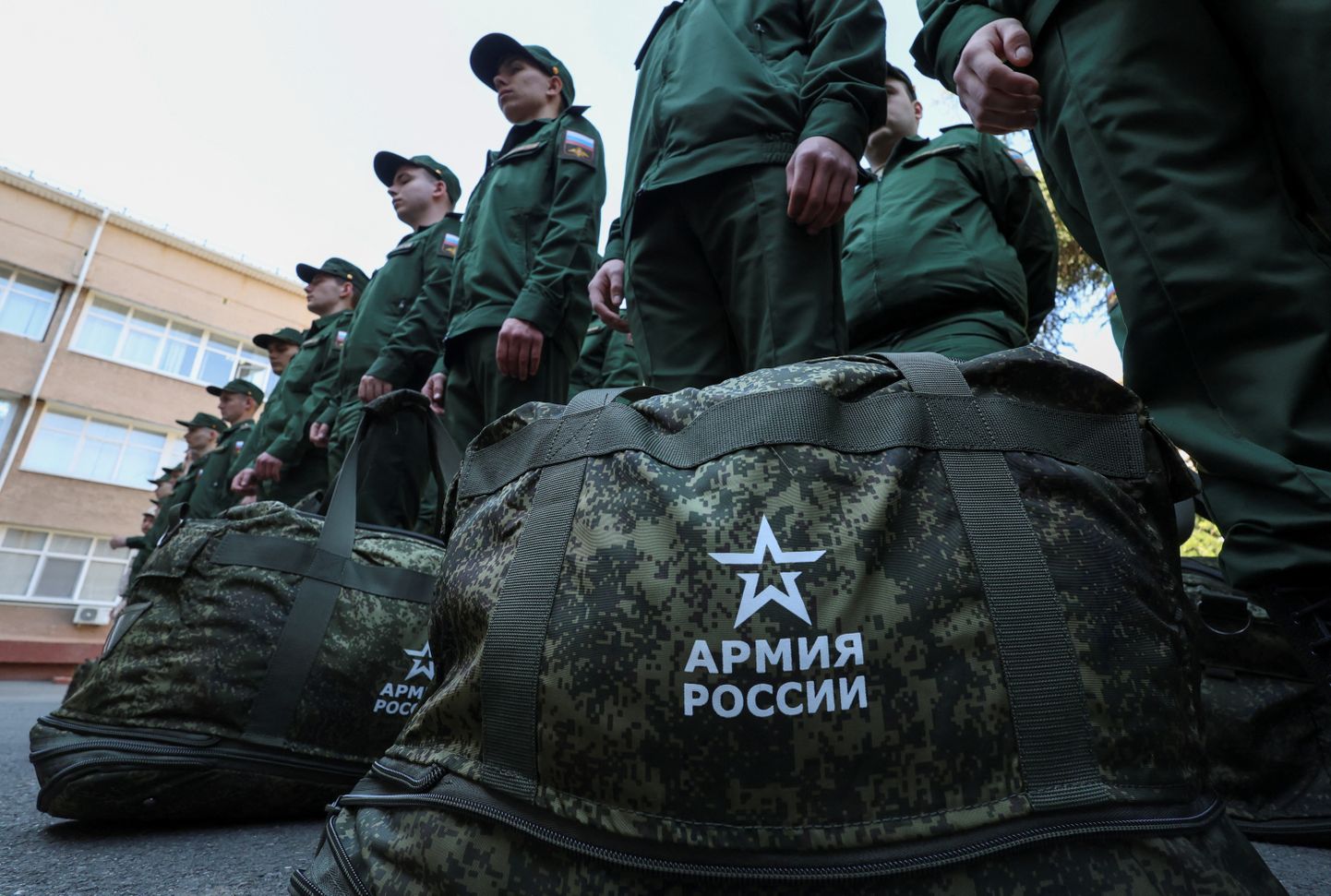 Vene sõjaväekutse saanud selle aasta aprillis Krimmis Simferopolis.