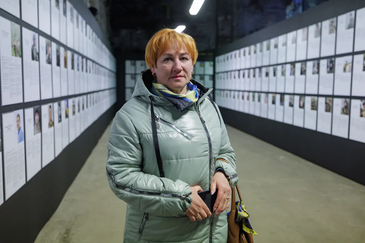 Вера Литвиненко, мать погибшего при обороне Мариуполя Владислава Литвиненко.