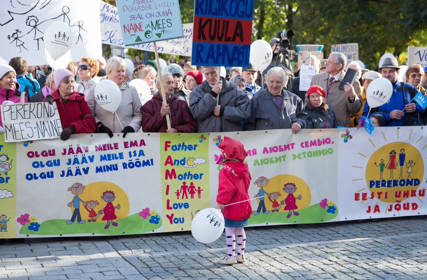 Toompeal kogunesid nädala eest kooseluseaduse vastased.