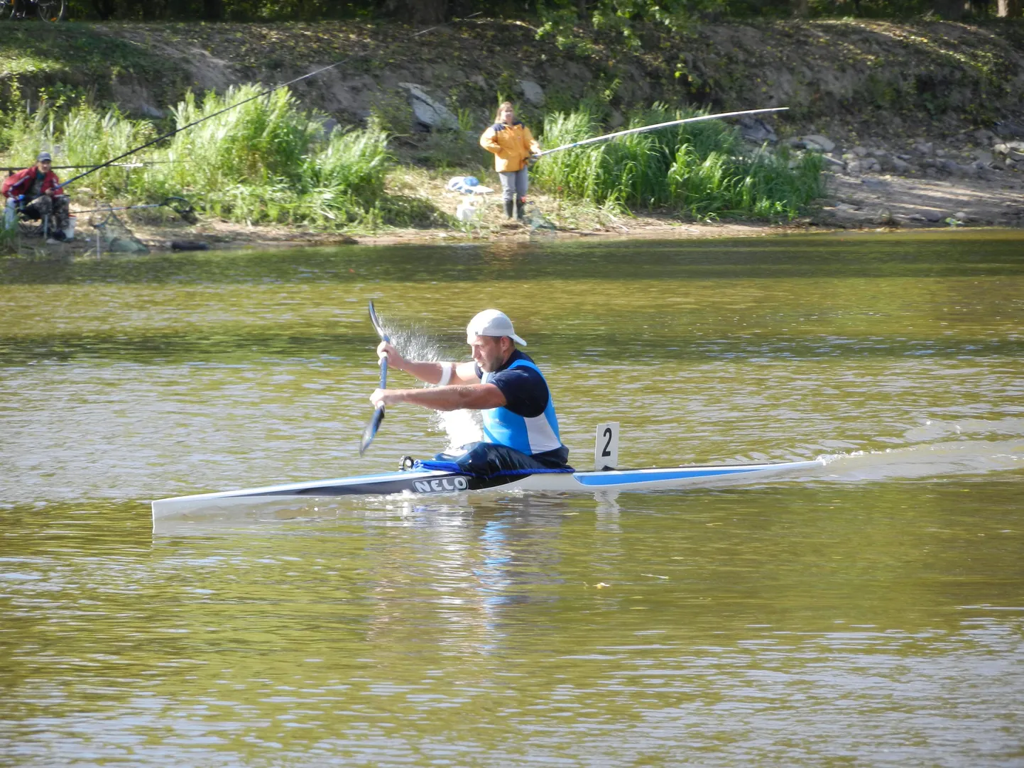 XXXI Emajõe maraton aerutamises. Pildil võitja Tarmo Tootsi.