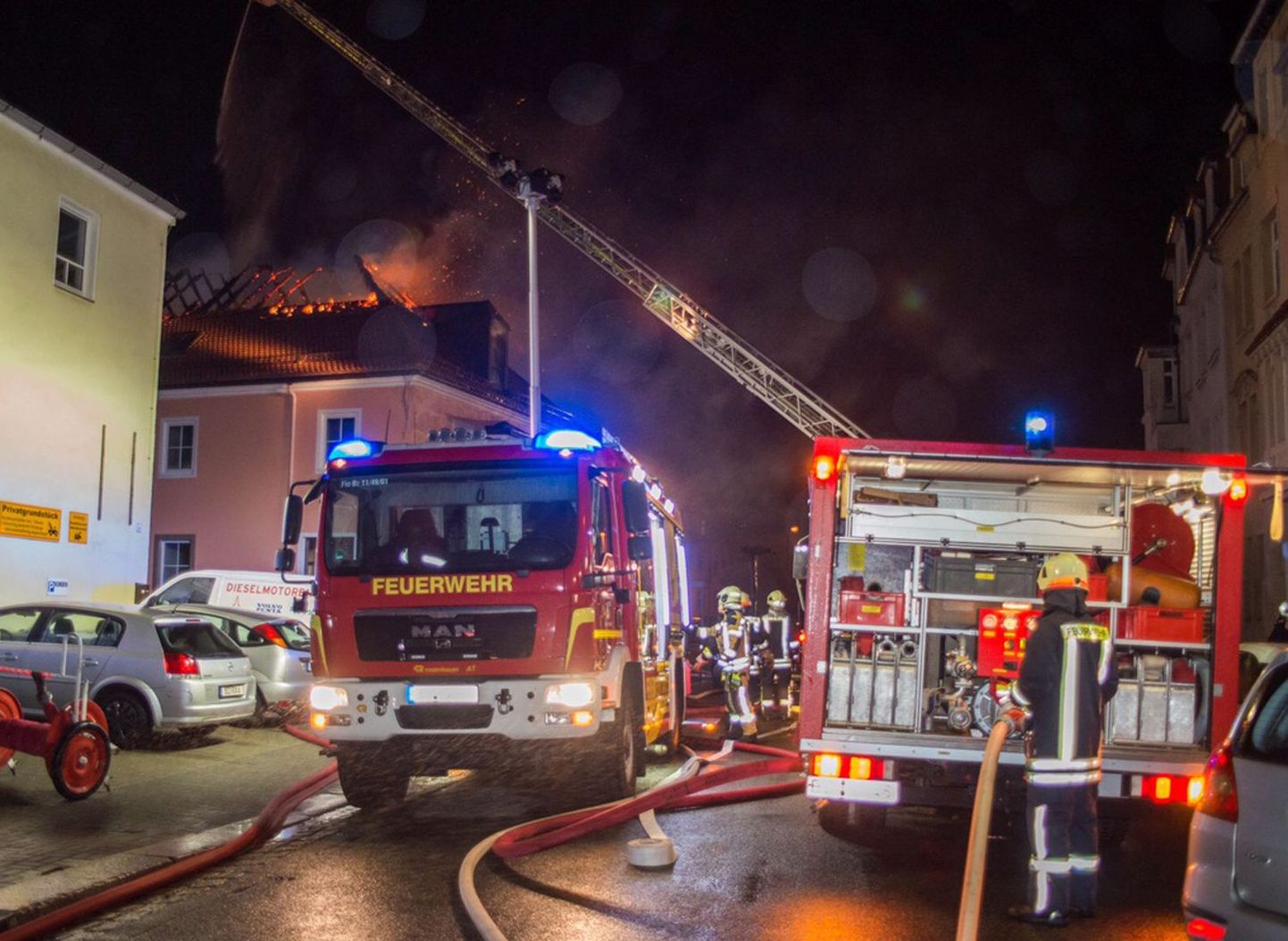 Põgenikekeskuse põleng Bautzenis