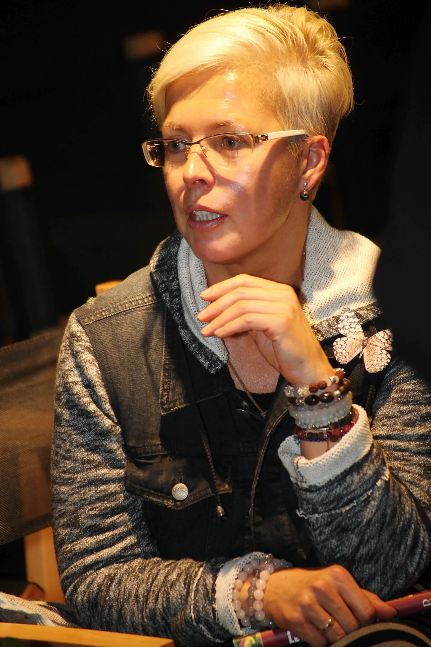 Evelin Ilves külastas Adik Levini elutööteose esitlust