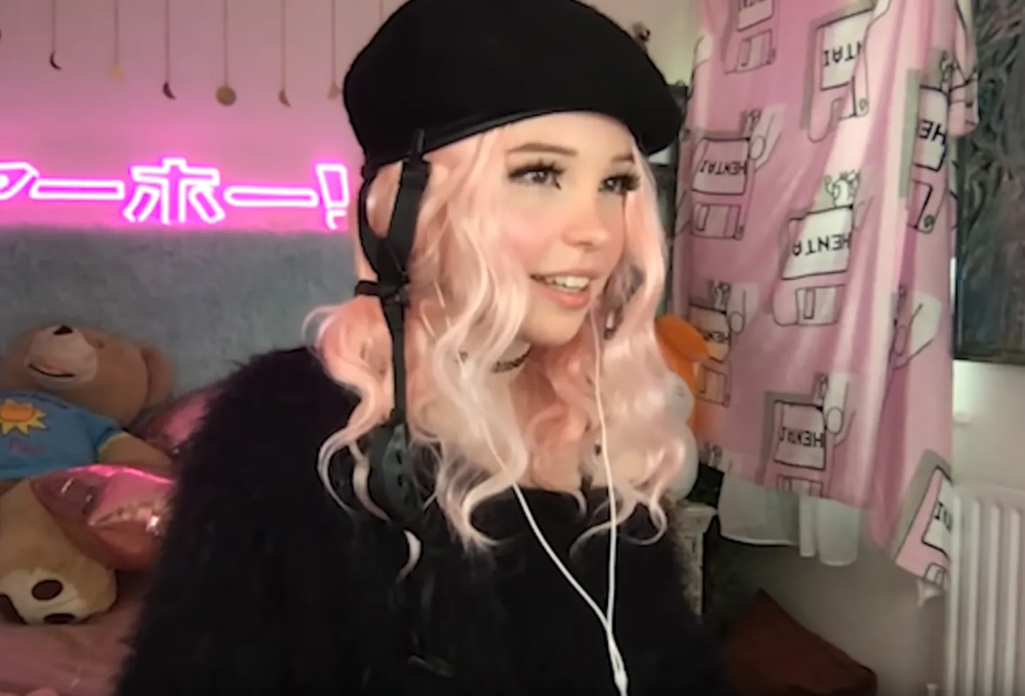 Pornostaar Belle Delphine.