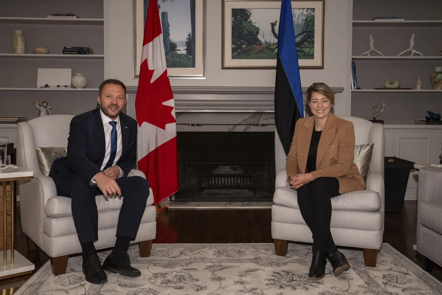 Margus Tsahkna ja Mélanie Joly.