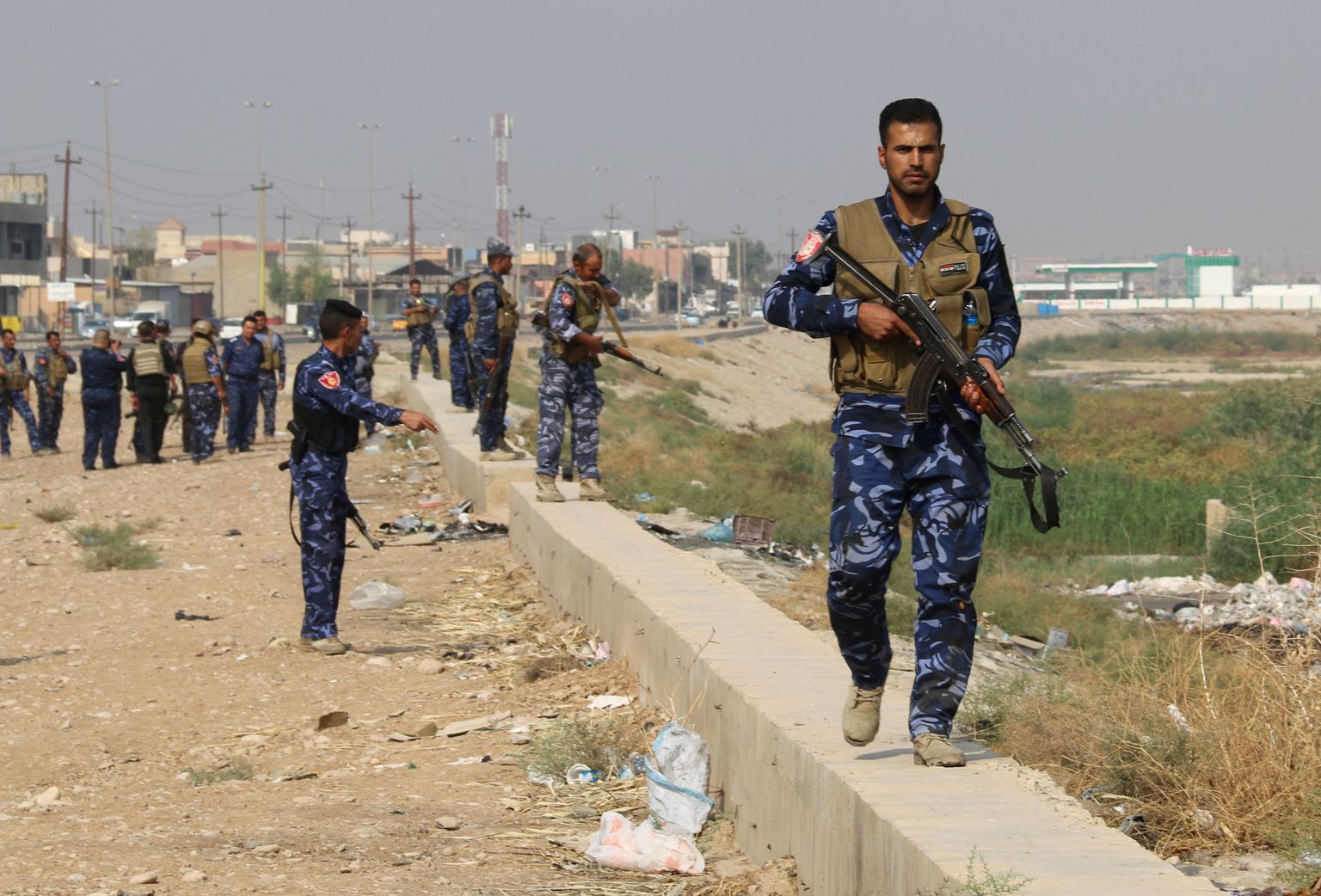 Iraagi valitsusväed Kirkukis pärast oktoobrikuist islamistide rünnakut.