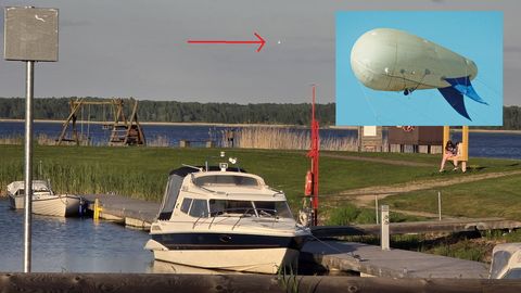FOTOD ⟩ Venelaste õhupall luuras Lõuna-Eestis