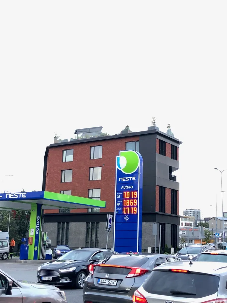 Цены на заправках Neste 20 сентября.