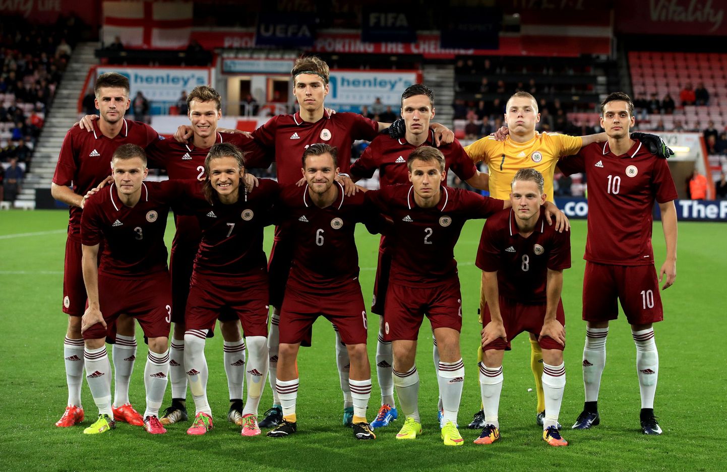 Läti jalgpallikoondis.