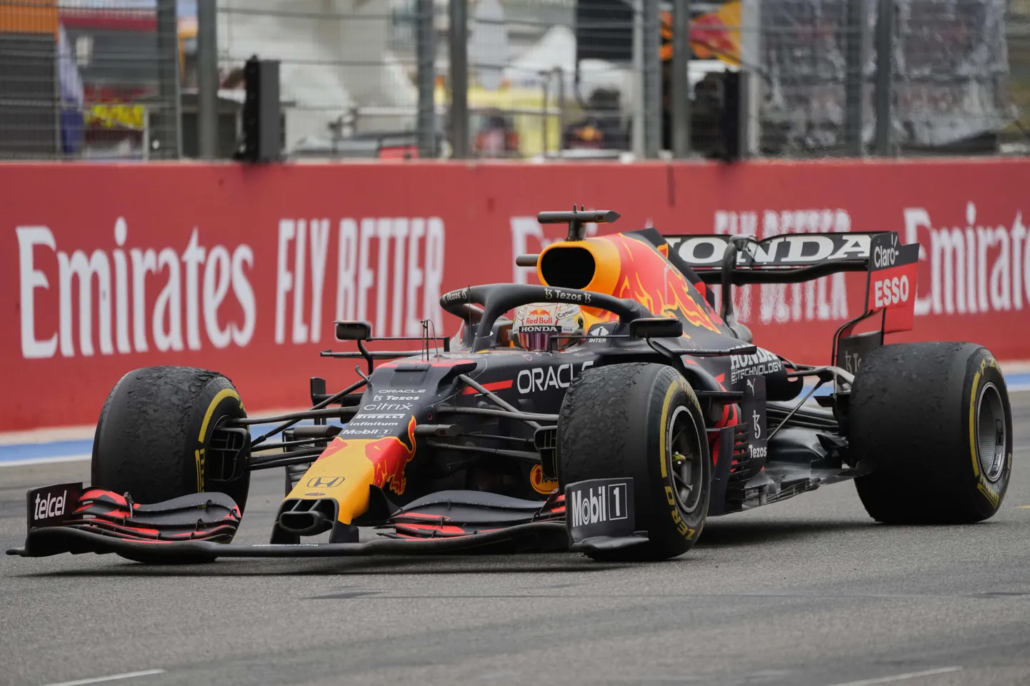 Red Bulli vormel 1 masin Prantsusmaal. Roolis Max Verstappen. Pilt on illustratiivne.