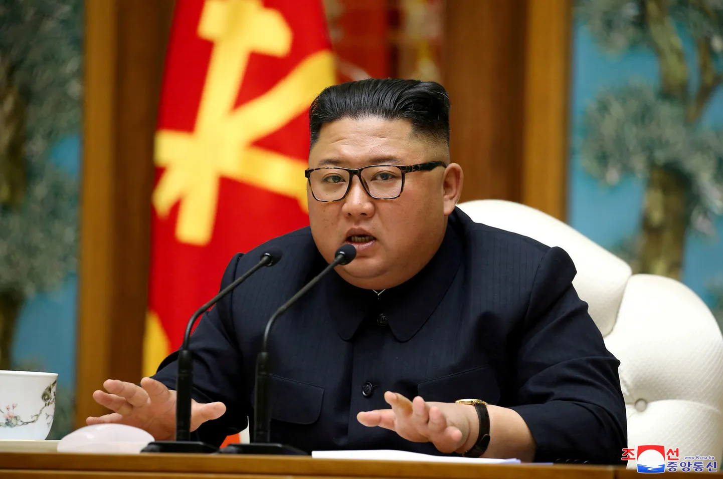 Ziemeļkorejas līderis Kims Čenuns.