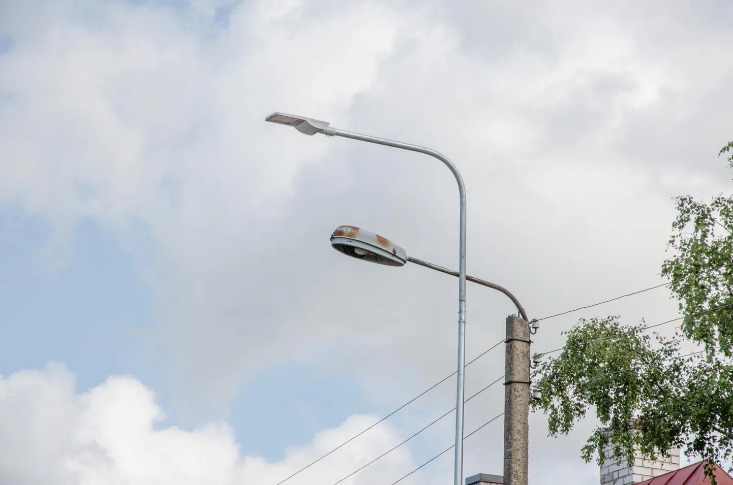 Tänavavalgustuslambid. Pilt on illustreeriv.