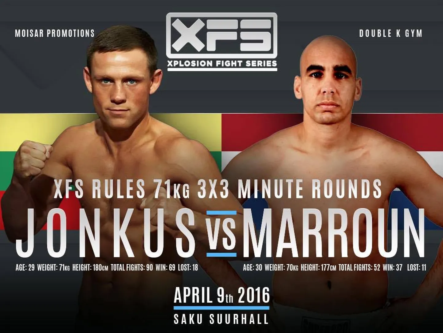 Tadas Jonkus vs Fahid Marroun