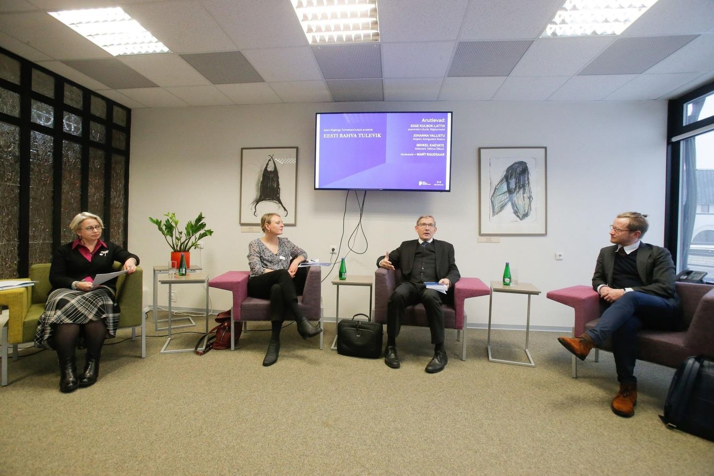 Arutelu juhtis Mart Raudsaar, osalesid Egge Kulbok-Lattik, Johanna Vallistu, Mihkel Kaevats. 