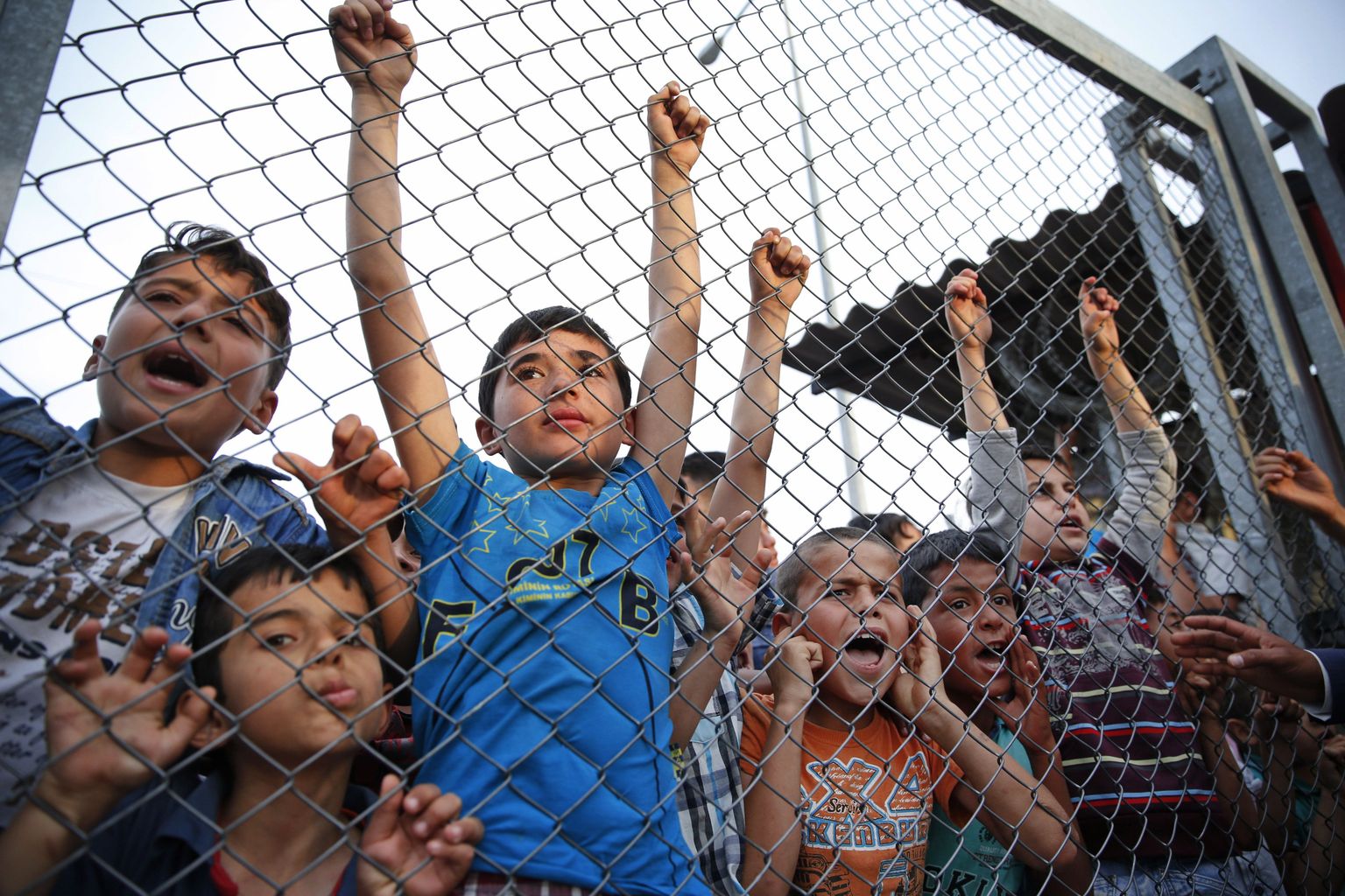 Süüria põgenikest lapsed Nizipi laagris Türgis.