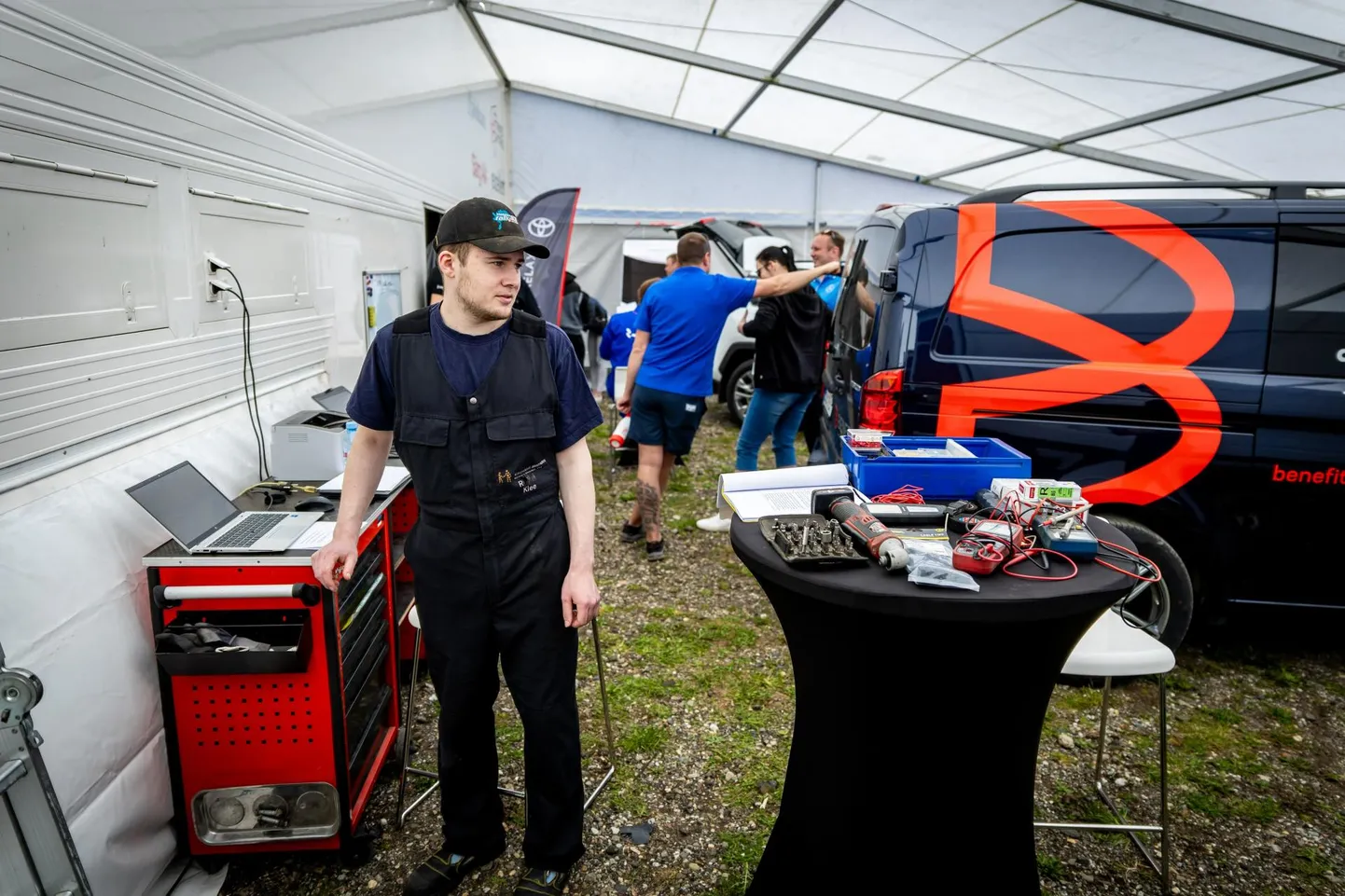 Mullu toimus sõiduautotehnikute pädevusvõistlus Kulbilohu rallikrossirajal.