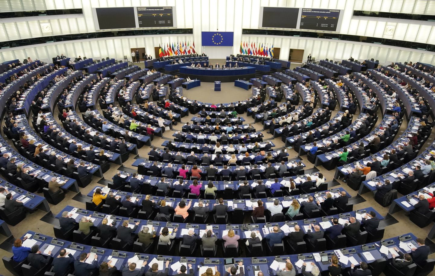 Заседание Европарламента. Иллюстративное фото