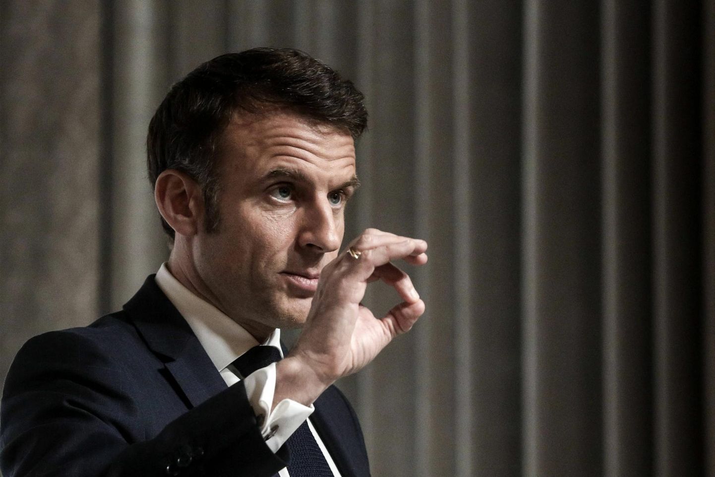 Prantsusmaa president Emmanuel Macron soovis oma esmaspäevase sõnavõtuga testida liitlaste reaktsioone.
