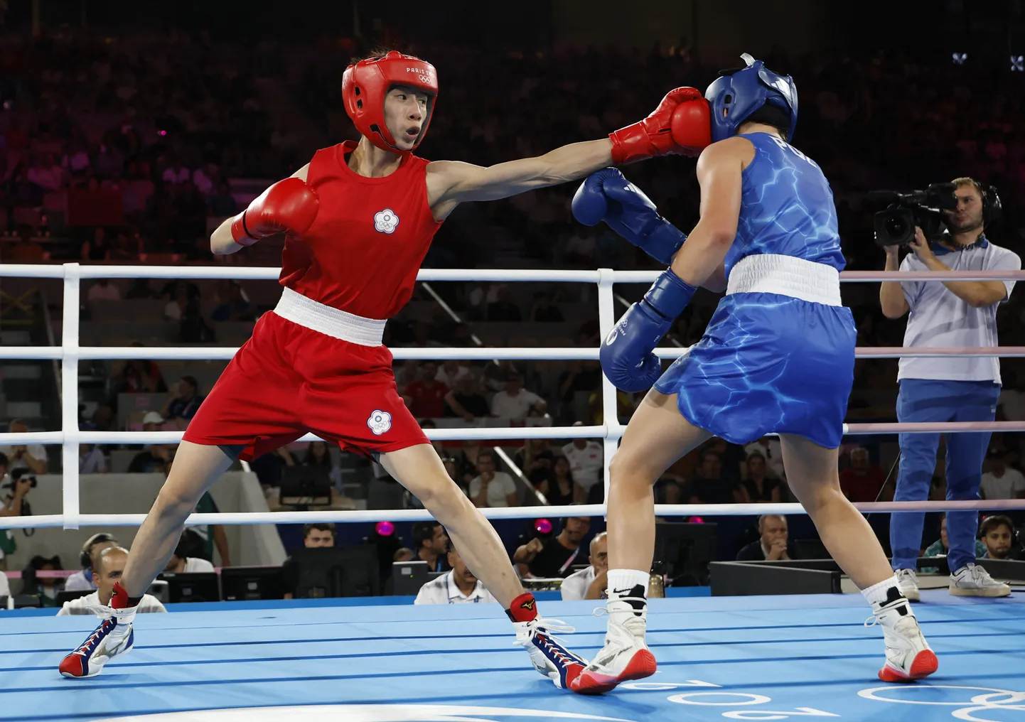 Pariisi olümpial peetud kuni 57 kg kaaluvate naiste finaalis alistas Taiwani esindaja Yu Ting Lin poolatari Julia Szeremeta. Pilt on illustreeriv.